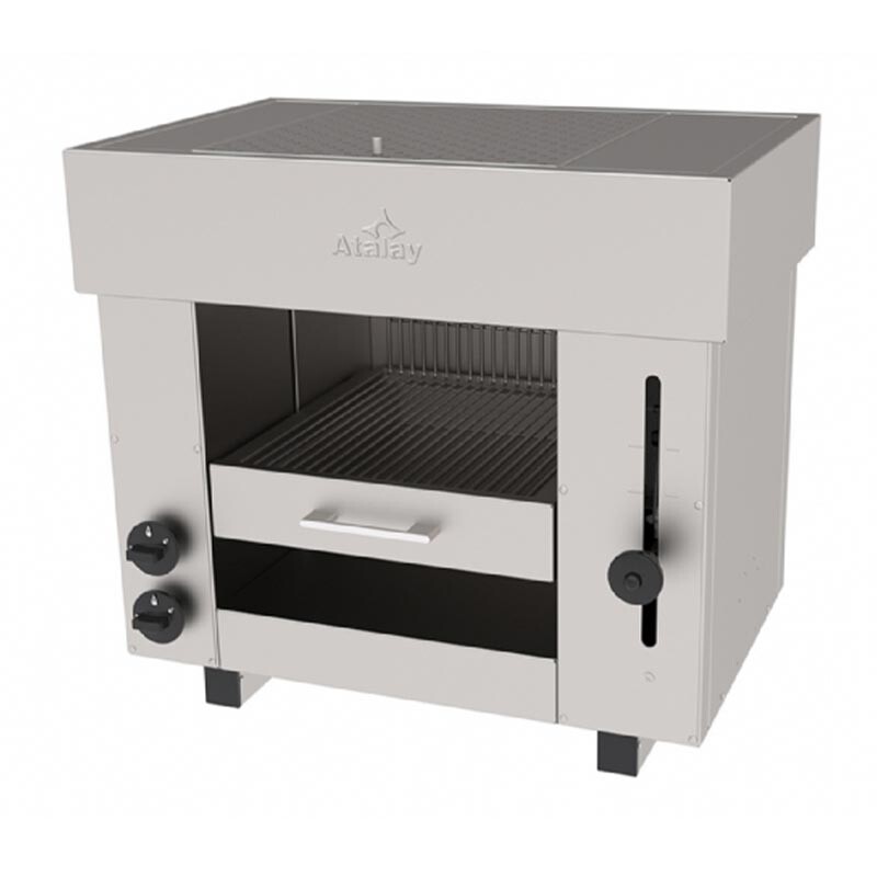 Atalay ASM-2G Asansörlü 2 Radyanlı Salamander, Paslanmaz Çelik, LPG'li - Atalay