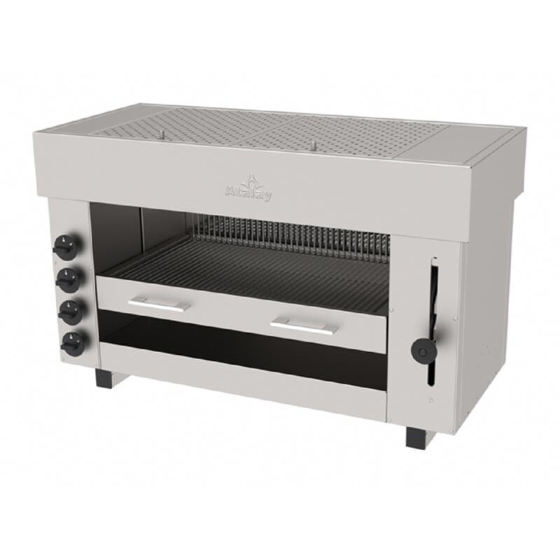 Atalay ASM-4G Asansörlü 4 Radyanlı Salamander, Paslanmaz Çelik, LPG'li - Atalay