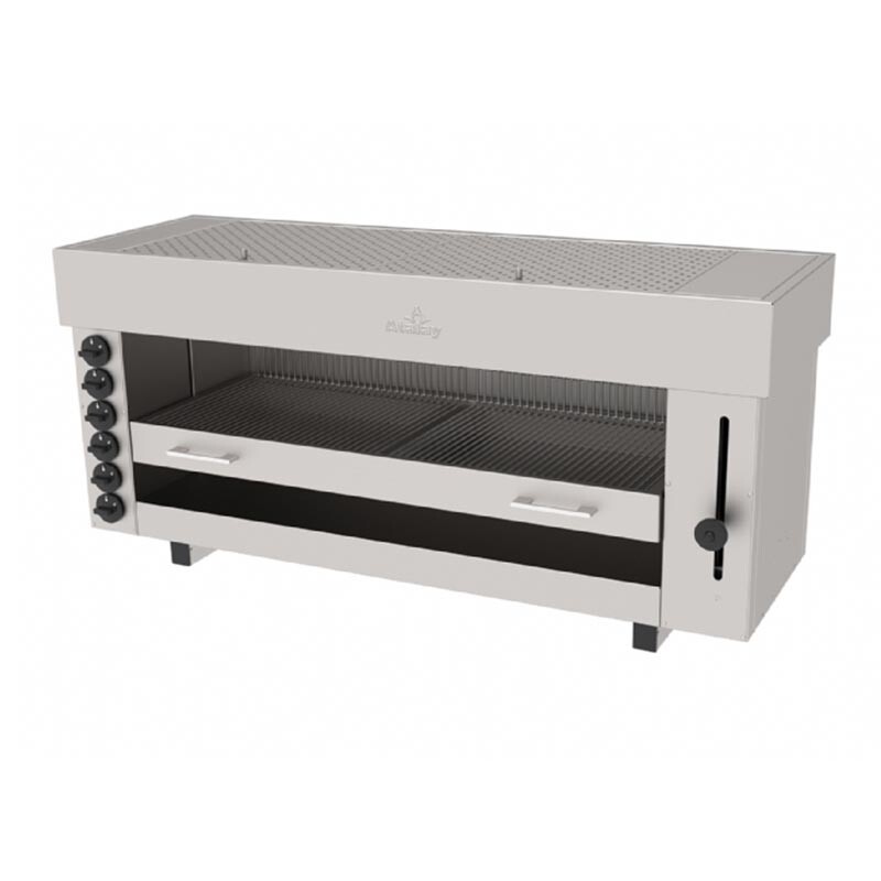 Atalay ASM-6G Asansörlü 6 Radyanlı Salamander, Paslanmaz Çelik, LPG'li - Atalay