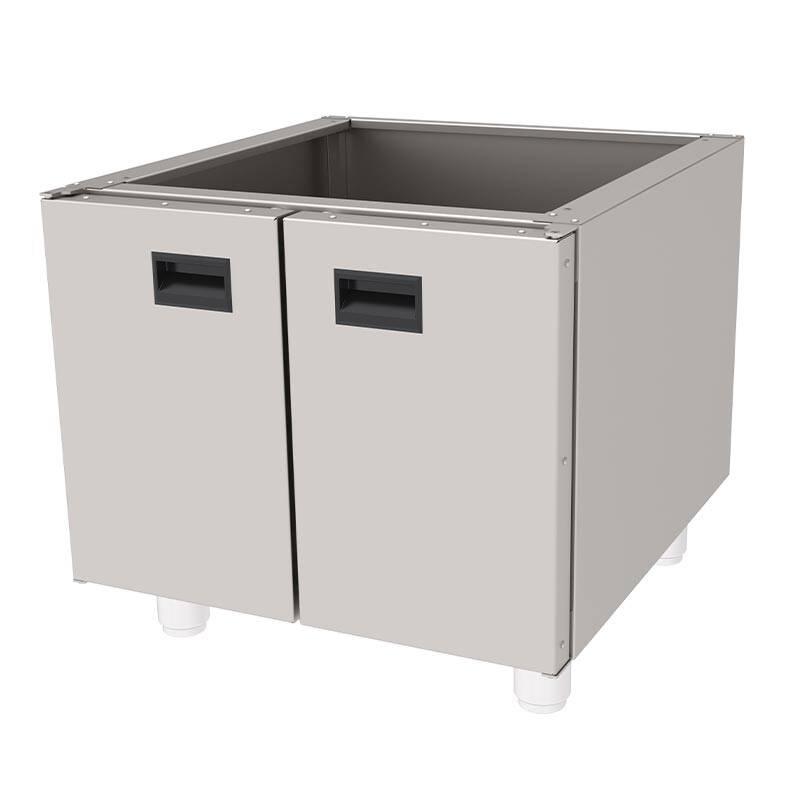 Atalay AST-673 730 Seri Set Altı Tezgah, Paslanmaz Çelik, 60x67x55 cm - 1