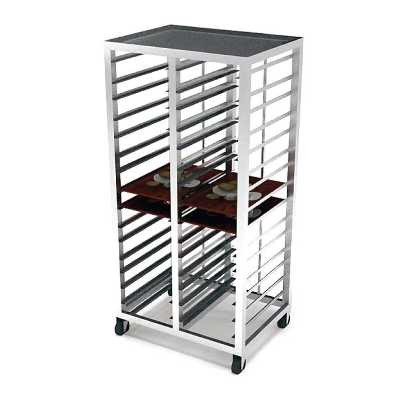 Atalay ATA-3753-30 Tepsi Taşıma Arabası, Paslanmaz Çelik, 37x53 cm, 30 Tepsi Kapasiteli - Atalay