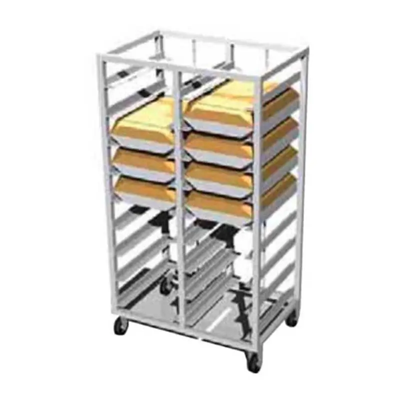 Atalay ATAT-3753-18 Termotray Tepsi Taşıma Arabası, 37x53 cm, 18 Termotray Tepsi Kapasiteli, Paslanmaz Çelik - 1