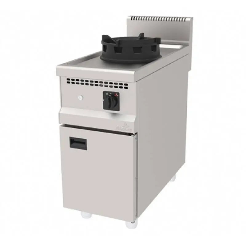 Atalay AWO-490 900 Seri Dolaplı 1 Gözlü Wok Ocak, Paslanmaz Çelik, Doğalgazlı - 1