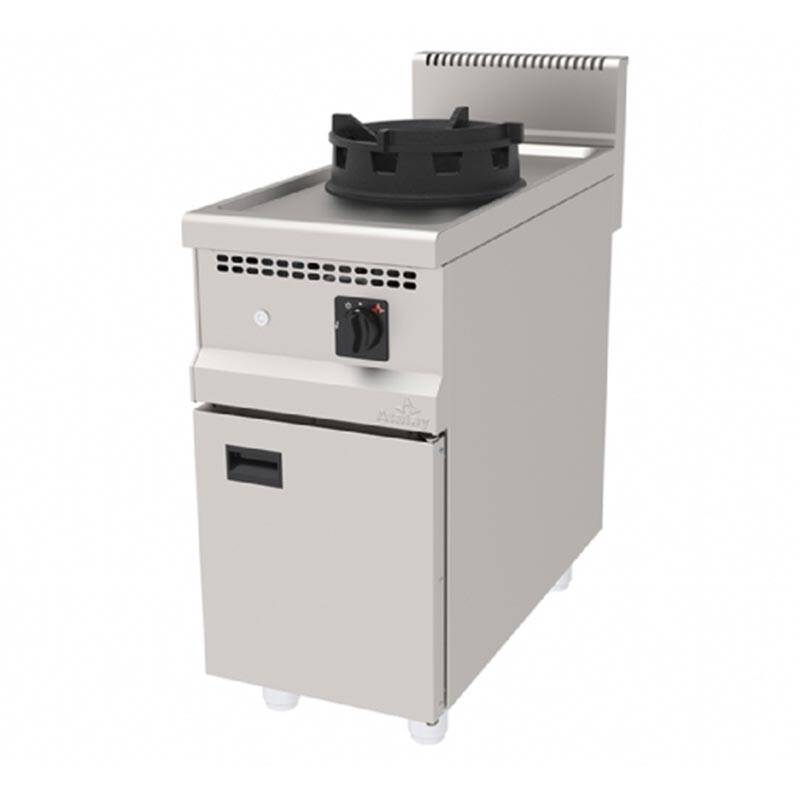 Atalay AWO-490 900 Seri Dolaplı 1 Gözlü Wok Ocak, Paslanmaz Çelik, Doğalgazlı - 1