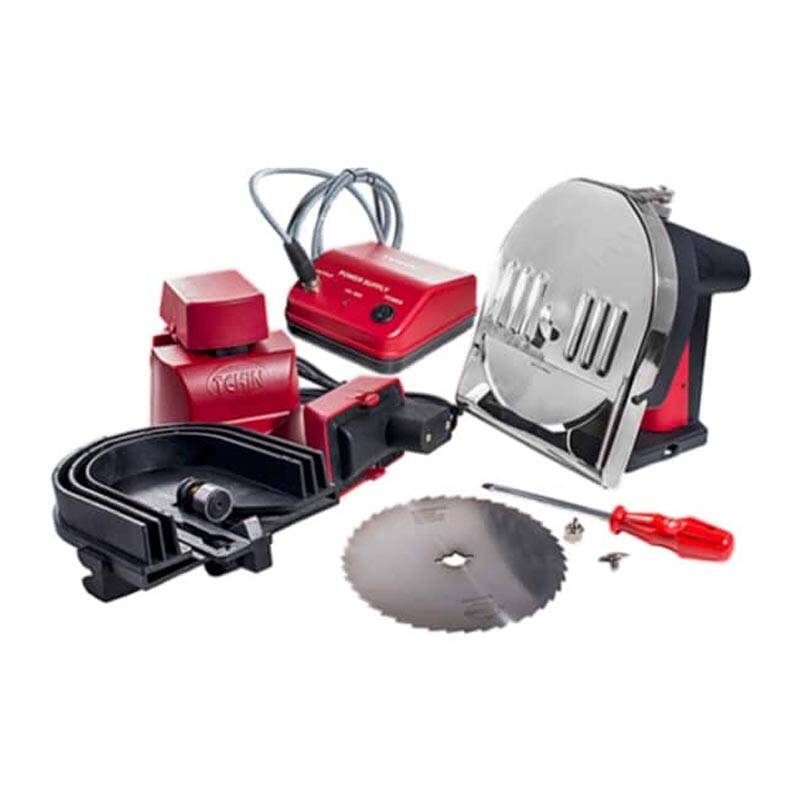 Atalay DKM-T-4-ES T4 Döner Kesme Makinesi Komple Set, 140 mm Bıçak, Paslanmaz Çelik, Elektrikli + Şarjlı - 1
