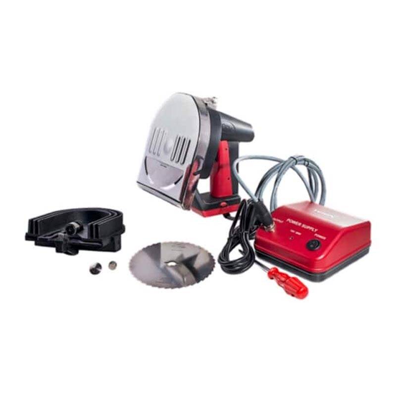 Atalay DKM-T-4 T4 Döner Kesme Makinesi Set, 140 mm Bıçak, Paslanmaz Çelik, Elektrikli - 1