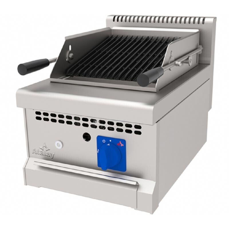 Atalay E-ALI-460 600 Seri Su Çekmeceli Döküm Lavataşlı Izgara, Paslanmaz Çelik, 40x60 cm, Doğalgazlı - Atalay