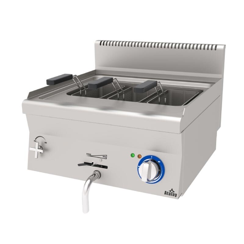 Atalay E AMP-660 600 Seri Makarna Haşlama Makinesi, 3 Sepetli, Paslanmaz Çelik, Elektrikli - Atalay