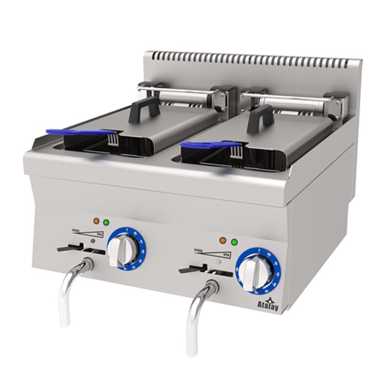 Atalay EAEF-660 600 Seri Fritöz, 2+9 Lt, Paslanmaz Çelik, Elektrikli - Atalay