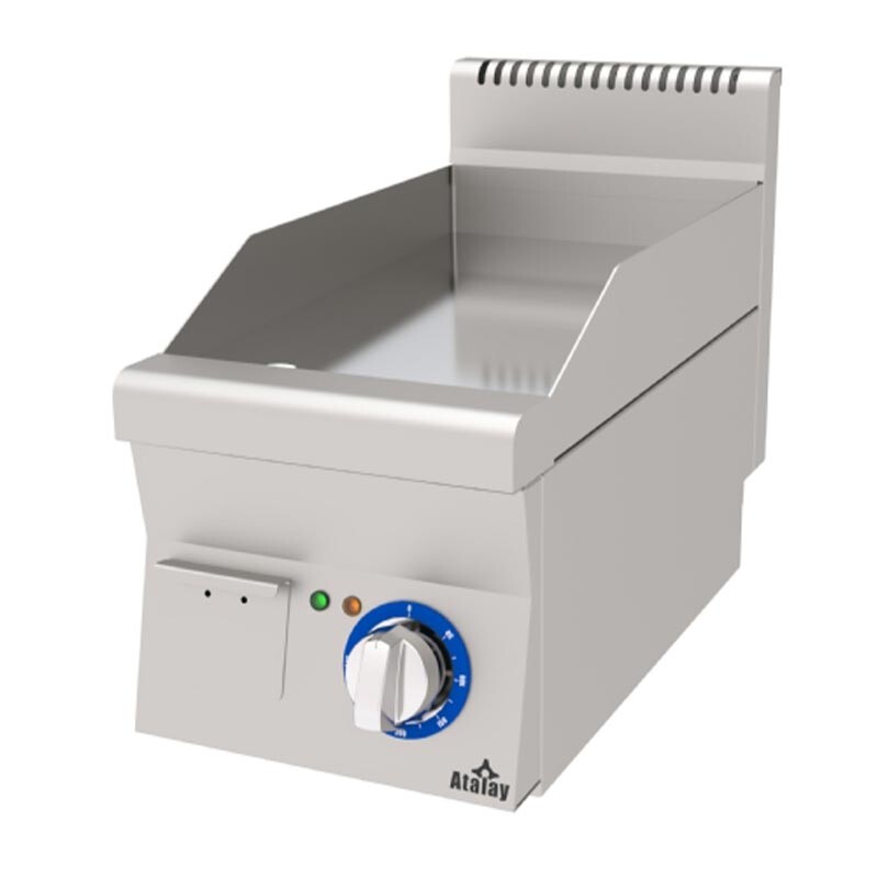 Atalay EAEI-360CR 600 Seri Düz Pleyt Izgara, Paslanmaz Çelik, 30x60 cm, Krom Yüzeyli, Elektrikli - Atalay