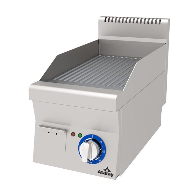 Atalay EAEI-360N 600 Seri Nervürlü Pleyt Izgara, Paslanmaz Çelik, 30x60 cm, Elektrikli - Atalay