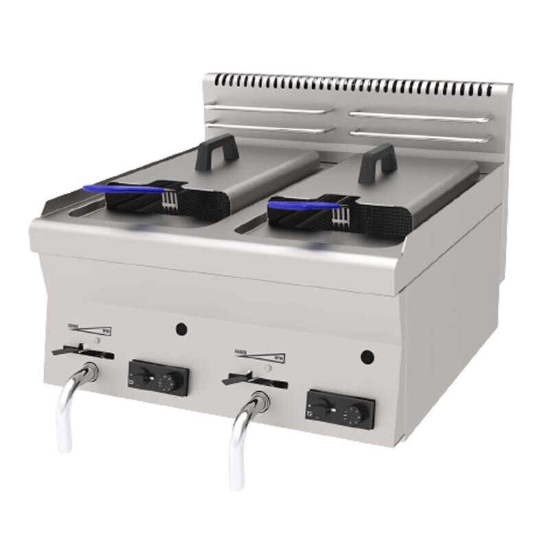 Atalay EAGF-660 600 Seri Fritöz, 2+8 Lt, Paslanmaz Çelik, Doğalgazlı - Atalay