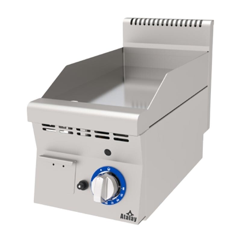 Atalay EAGI-360CR 600 Seri Düz Pleyt Izgara, Paslanmaz Çelik, 30x60 cm, Krom Yüzeyli, LPG'li - Atalay