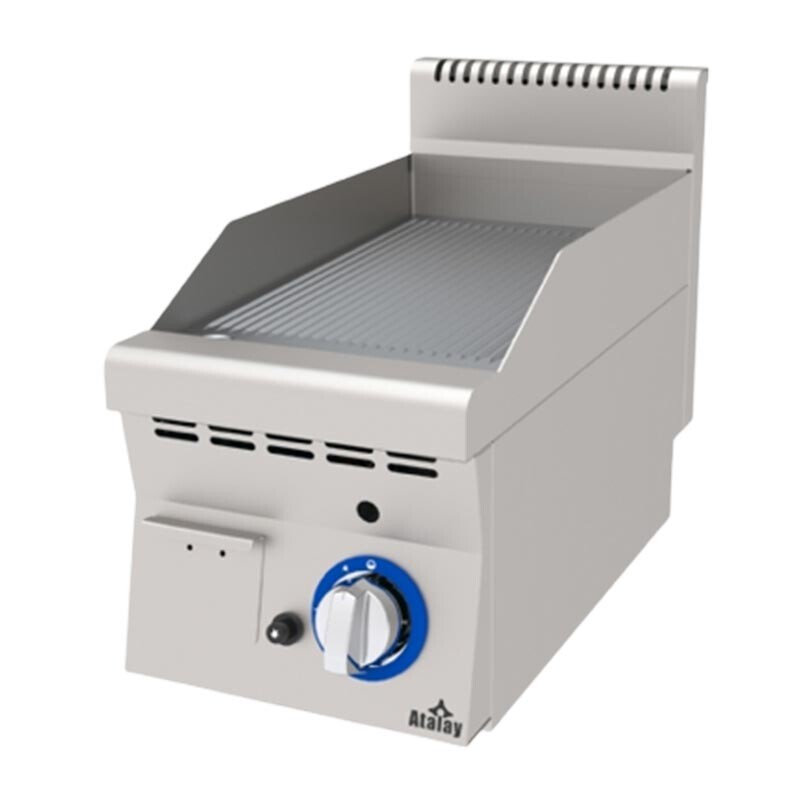 Atalay EAGI-360N 600 Seri Nervürlü Pleyt Izgara, Paslanmaz Çelik, 30x60 cm, Doğalgazlı - Atalay