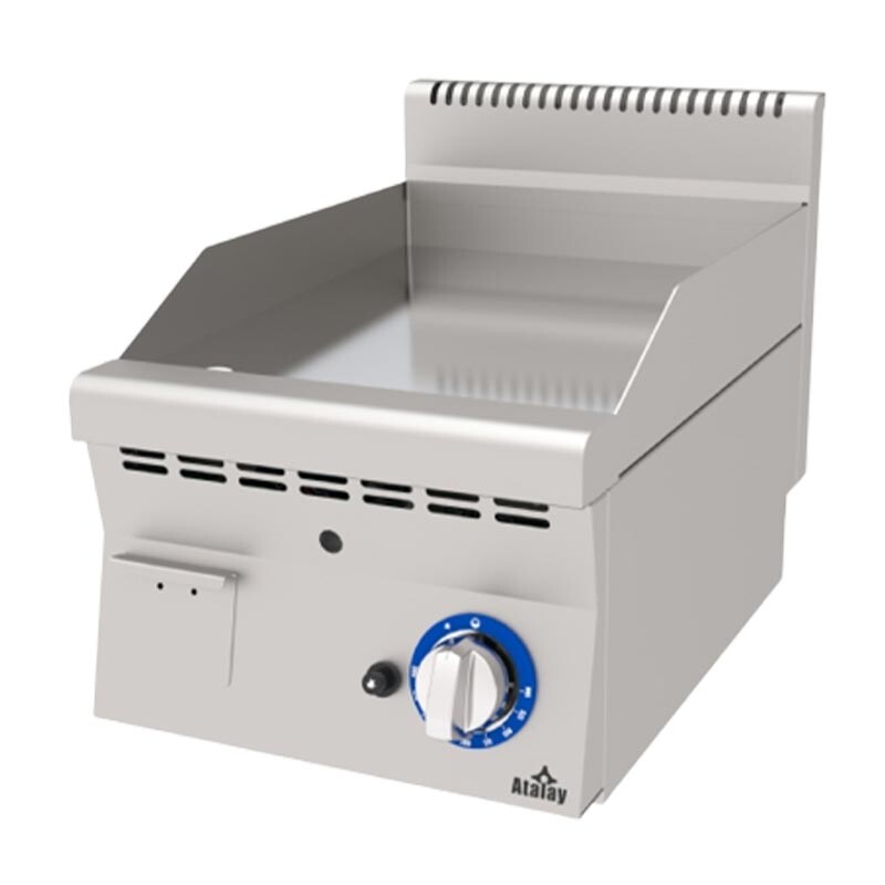 Atalay EAGI-460CR 600 Seri Düz Pleyt Izgara, Paslanmaz Çelik, 40x60 cm, Krom Yüzeyli, Doğalgazlı - Atalay