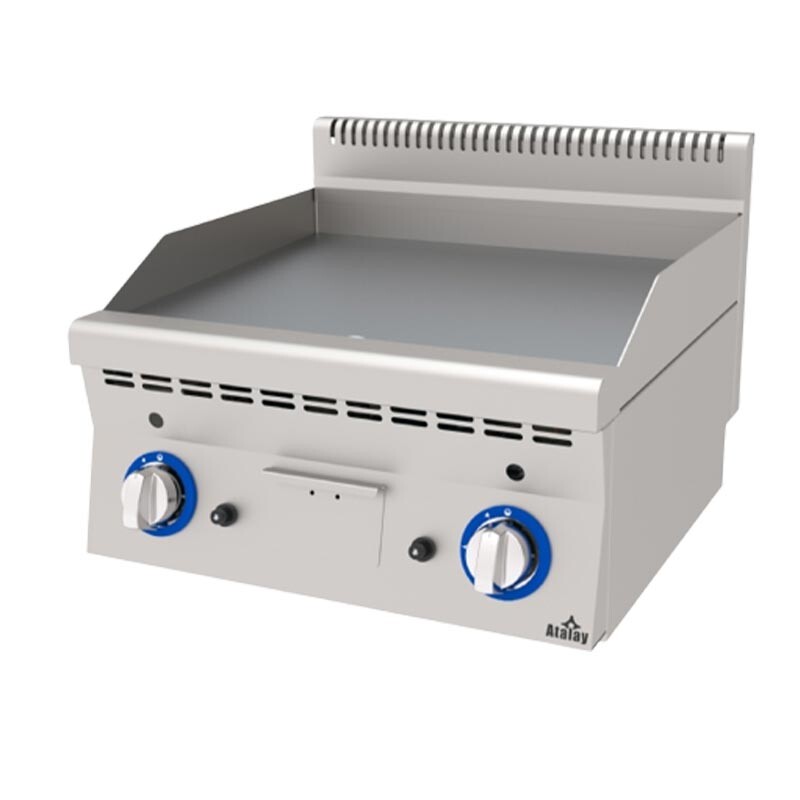 Atalay EAGI-660 600 Seri Düz Pleyt Izgara, Paslanmaz Çelik, 60x60 cm, LPG'li - Atalay