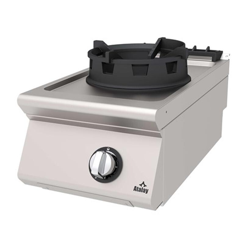 Atalay EAWO-460 600 Seri Wok Ocak, 40x60x30 cm, Paslanmaz Çelik, LPG'li - Atalay