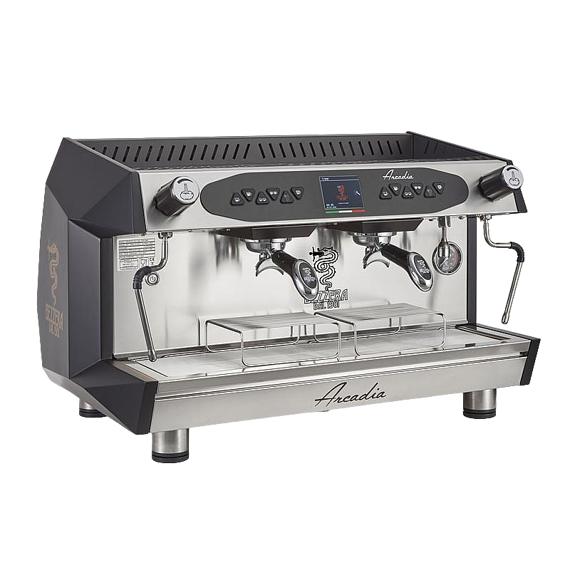 Bezzera Arcadia DE PID Tall Cup Tam Otomatik Espresso Kahve Makinesi, 2 Gruplu, Mat Siyah, 11 Lt. - 1