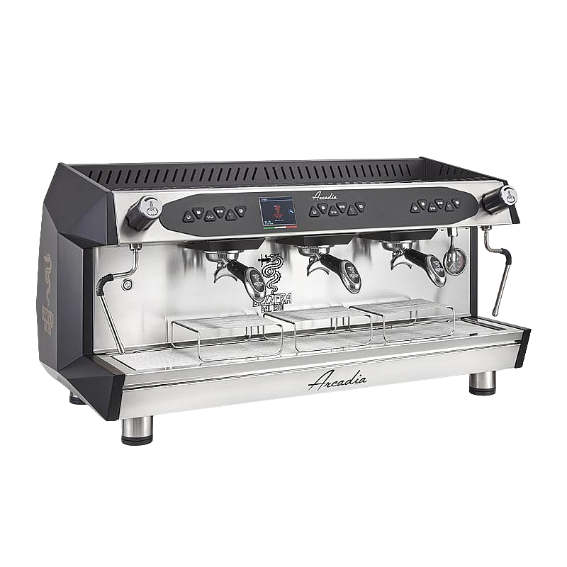 Bezzera Arcadia DE PID Tall Cup Tam Otomatik Espresso Kahve Makinesi, 3 Gruplu, Mat Siyah, 17 Lt. - 1