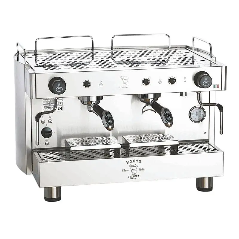 Bezzera B2016PM Tall Cup Yarı Otomatik Espresso Kahve Makinesi, 2 Gruplu, 750x550x515 mm. - 1