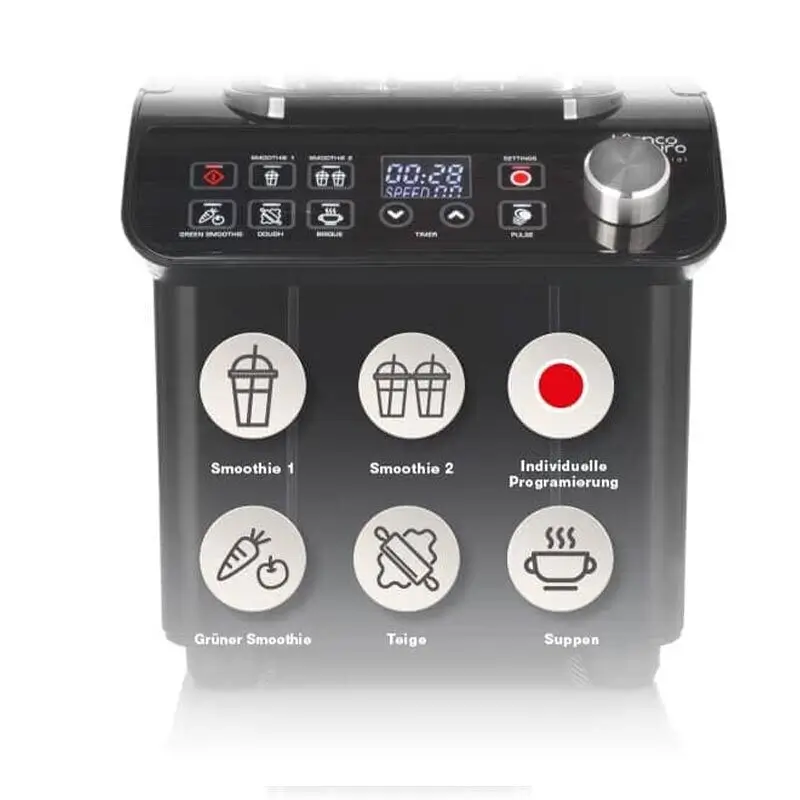 Bianco Di Puro Gusto Pro Bar Blender, 2 Lt, Enerji Tasarruflu, Siyah - 3
