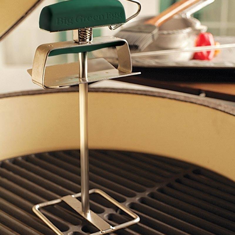 Big Green Egg Döküm Demir Izgara Kaldırıcı, Pratik Kullanım - 2
