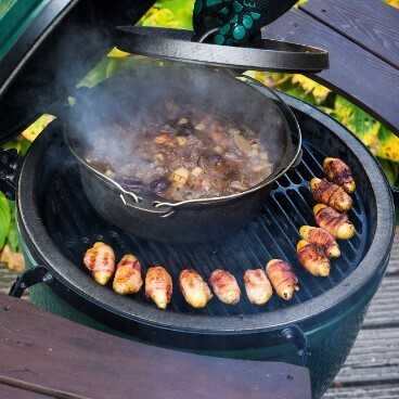 Big Green Egg Medium Barbekü Mangal, Kömürlü - Big Green Egg (1)