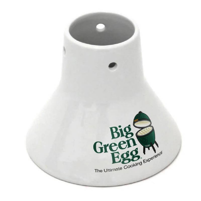 Big Green Egg Seramik Tavuk Pişirme Aparatı, Aroma Verici Tasarım - 1