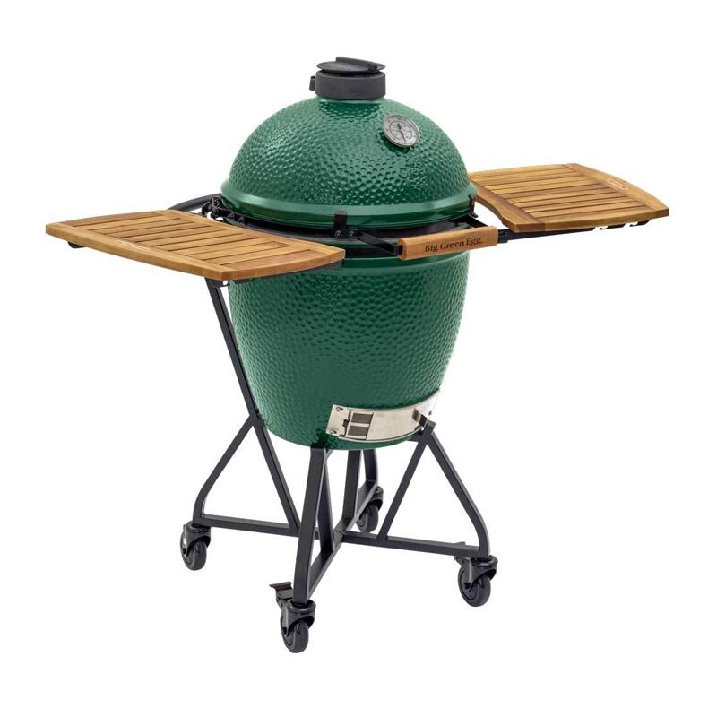 Big Green Egg Wooden Mates XL, Yan Sehpa, Akasya Ağacından - Big Green Egg (1)