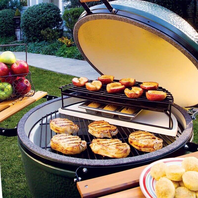 Big Green Egg Yarım Daire Pişirme Taşı - Big Green Egg (1)