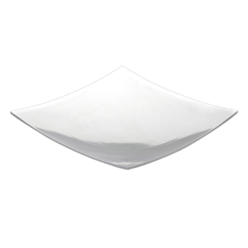 Biradlı BRD-100316 Melamin Sunum Tepsisi, 42x42x5 cm, Beyaz - Biradlı
