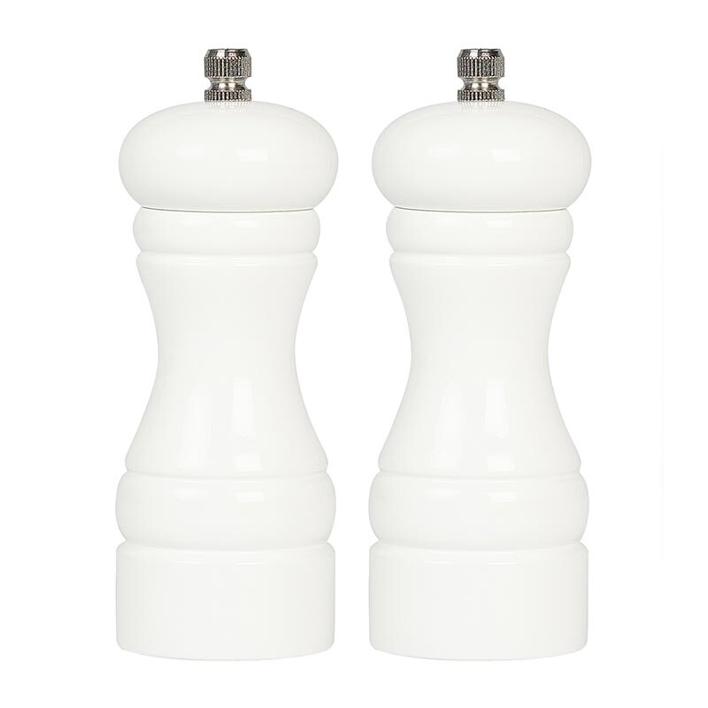 Biradlı BRD-232 Metal Tuz ve Karabiber Değirmeni, 2'li, 13 cm, Beyaz - Biradlı