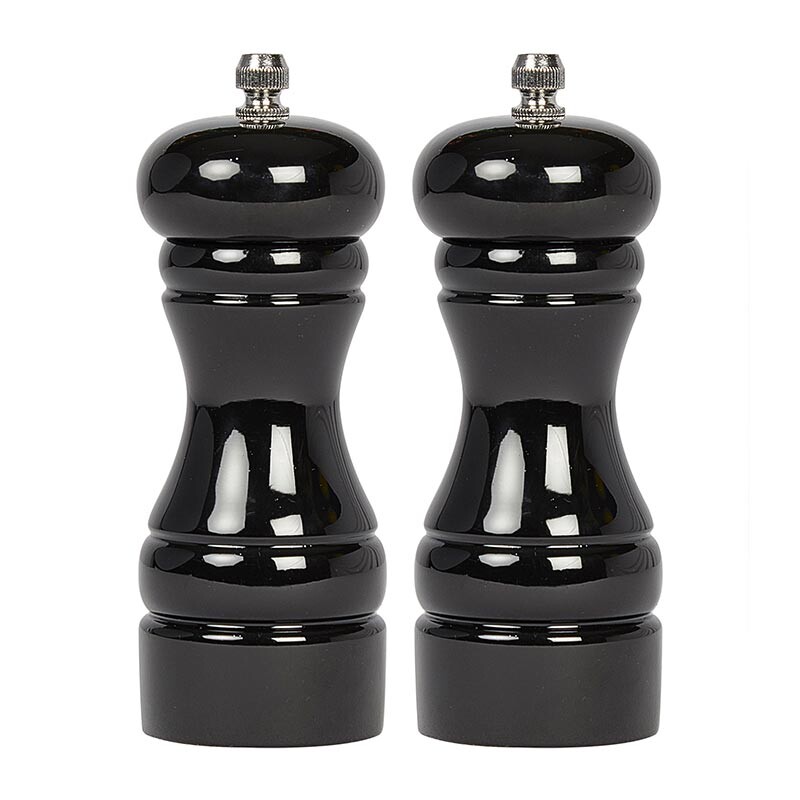 Biradlı BRD-233 Metal Tuz ve Karabiber Değirmeni, 2'li, 13 cm, Siyah - Biradlı
