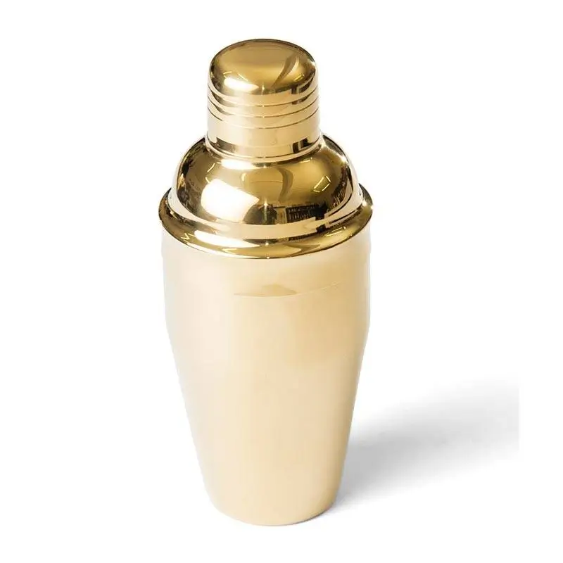 Biradlı BRD-350 Çelik Kokteyl Shaker, 350 ml, Altın Renk - 1