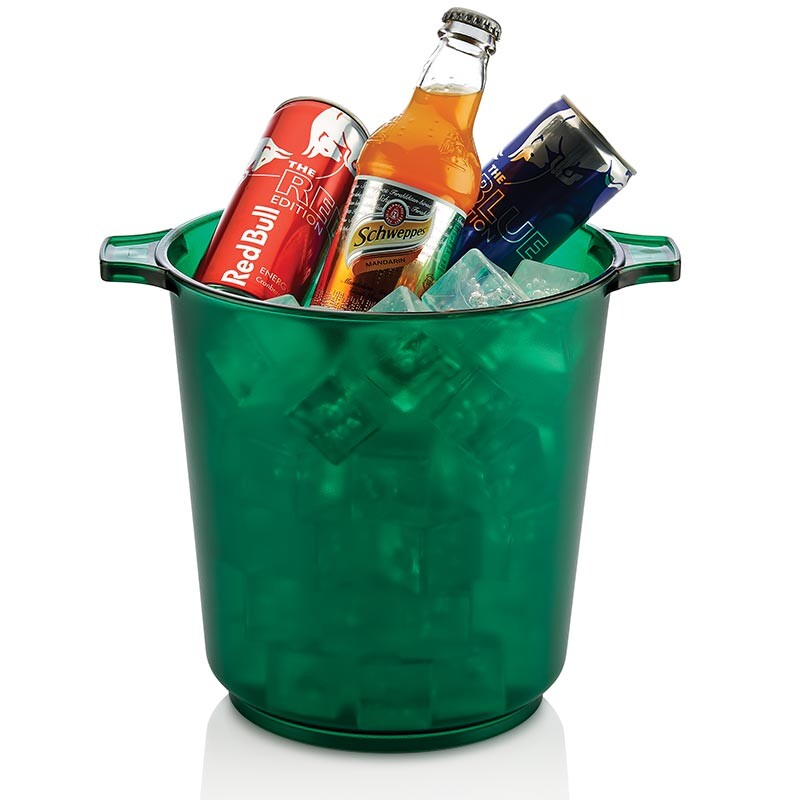 Biradlı BRD-4638 Akrilik Şişe Kovası, 28x23x23 cm, Yeşil - Biradlı