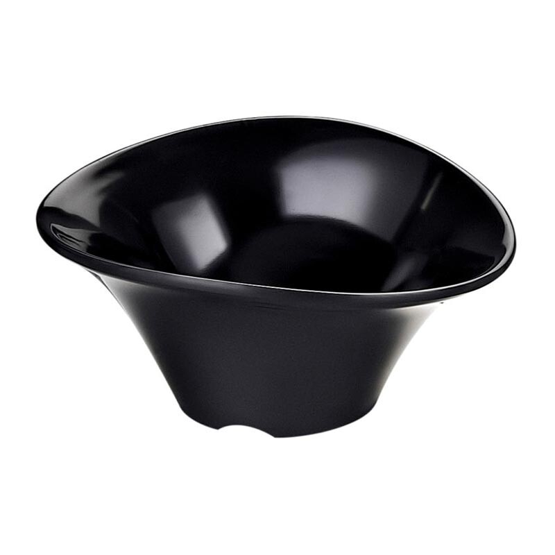 Biradlı BRD-516304 Açık Büfe Minimal Sos Tabağı, 10x8 cm, Siyah - Biradlı