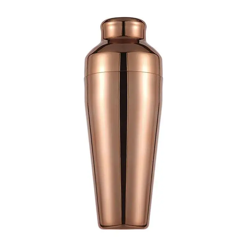 Biradlı BRD-601 Fransız Model Paslanmaz Çelik Shaker, 600 ml, Bakır - 1