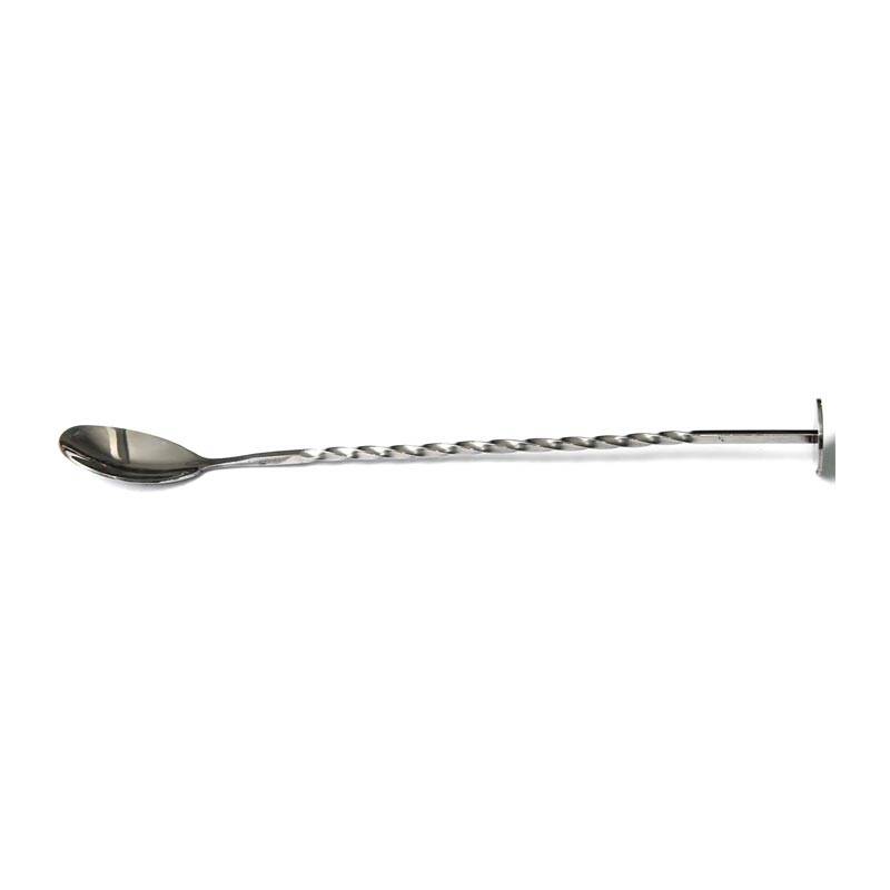 Biradlı BRD-681 Burgulu Bar Kaşığı, 27 cm, Gümüş - 1