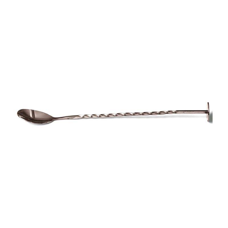 Biradlı BRD-681 Burgulu Prof. Bar Kaşığı, 27 cm, Bakır - 1