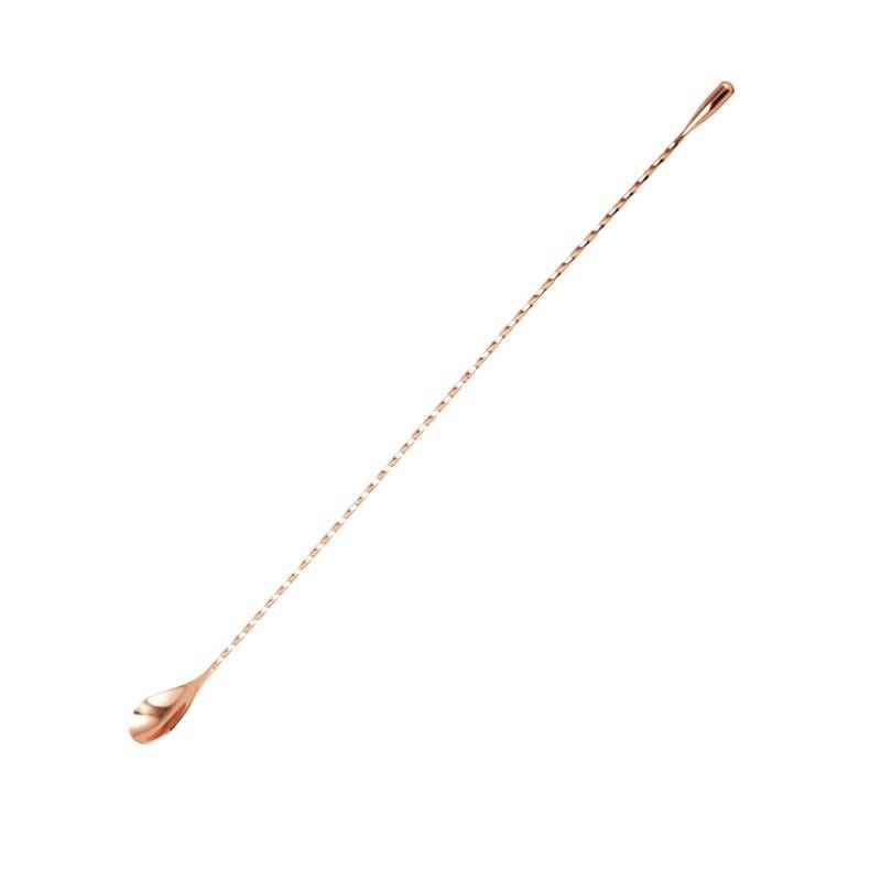Biradlı BRD-684 Bar Kaşık, İnce Gövde, 50 cm, Bakır - 1