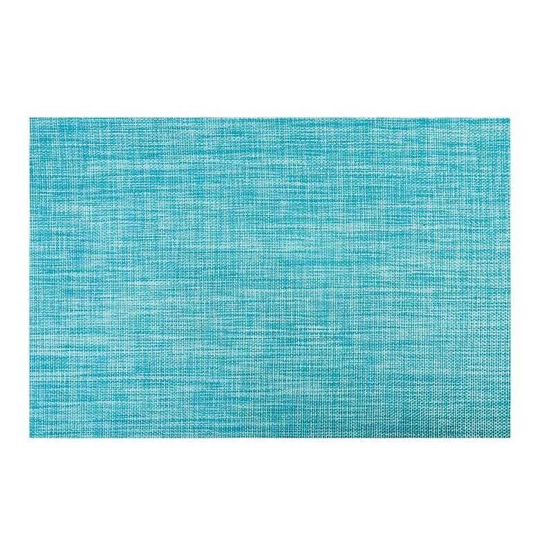 Biradlı BRD-877 PVC Çizgi Desenli Amerikan Servis, 30x45 cm, Mavi - Biradlı