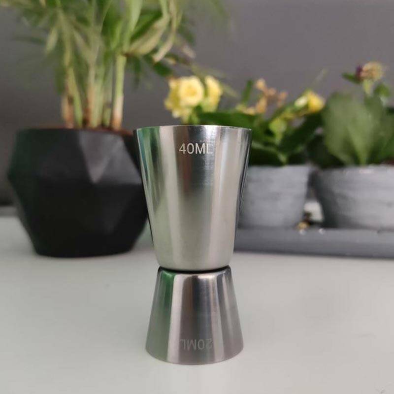 Biradlı BRD-EF95 Jigger, 2/4 cl, Çelik - 2