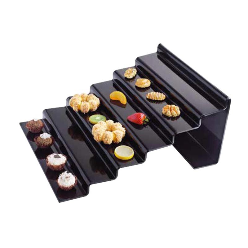 Biradlı BRD-ME-01 Açık Büfe Pleksi Teşhir Standı, 40x49x24 cm, Siyah - Biradlı