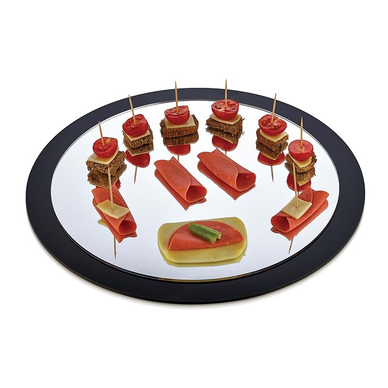 Biradlı EL-02 Dikdörtgen Aynalı Pleksi Teşhir Standı, 45x29x5 cm - Biradlı