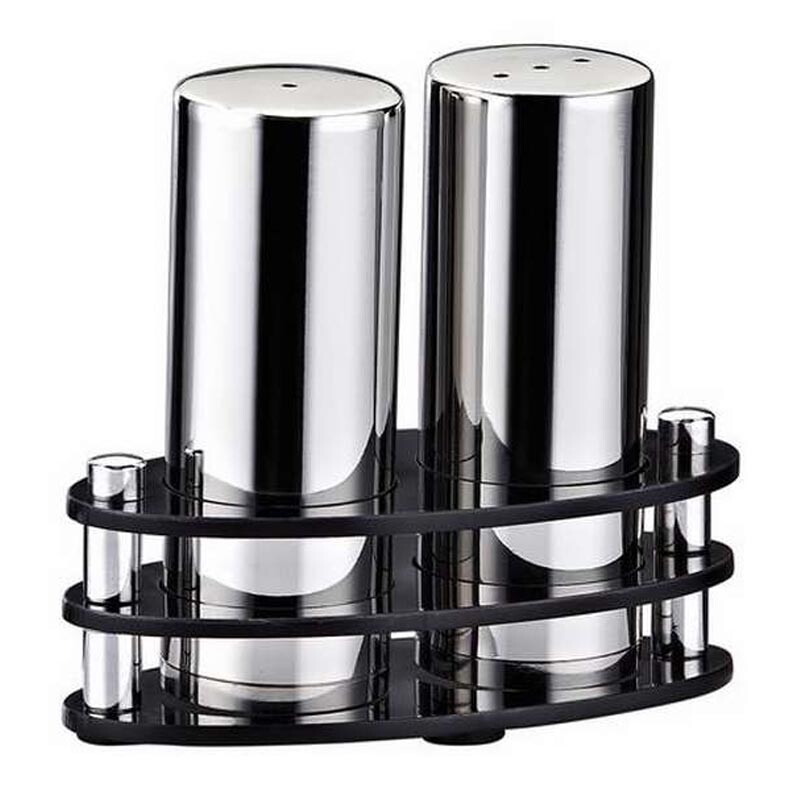 Biradlı GRV-08 Elips Parlak Tuzluk Takımı, 2'li - Biradlı