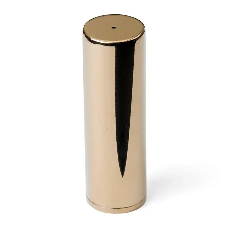 Biradlı GRV-107-XL Yuvarlak Biberlik, 4x12.5 cm, Altın Renk - 1