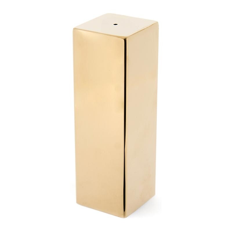 Biradlı GRV-109-XL Everest Kare Biberlik, 4x4x12.5 cm, Altın - Biradlı