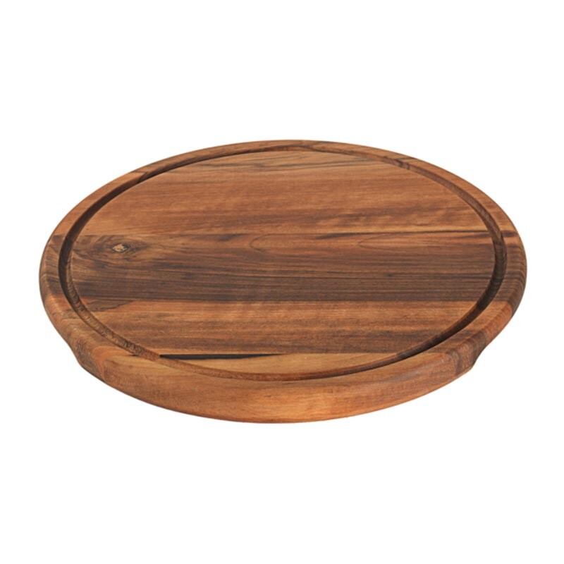 Biradlı GRV-1903 Pizza Sunum Tahtası, 30x2.4 cm, Ceviz - Biradlı