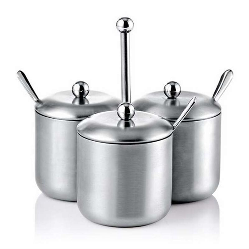 Biradlı GRV-20 Parlak Baharatlık Takımı, 3'lü - Biradlı