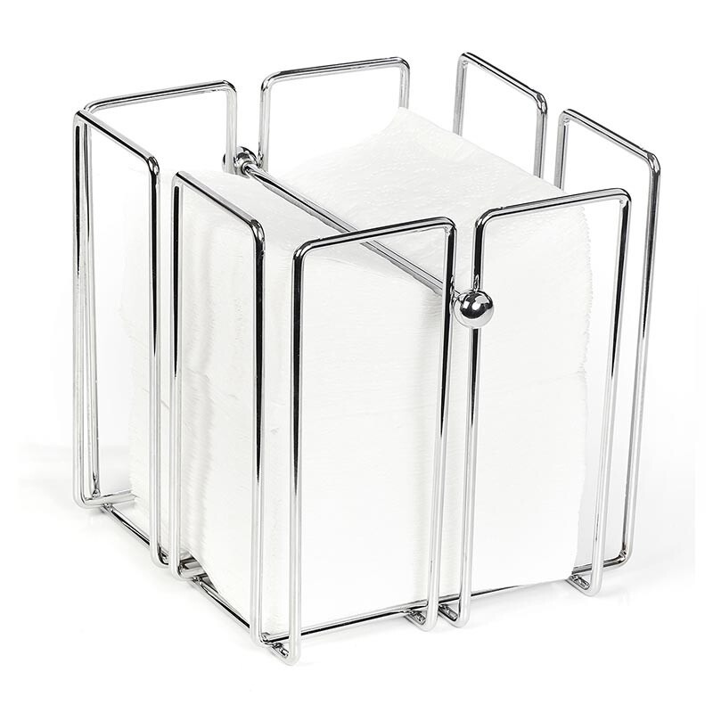 Biradlı GRV-253 Metal Kare Peçetelik, 19x19x19 cm - Biradlı